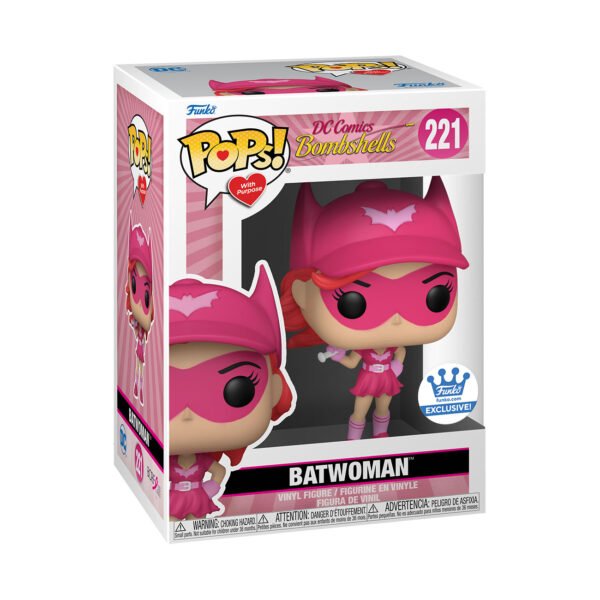 Funko Pop! with Purpose - Batwoman  - Breast Cancer - DC Comics Bombshells - 221 - Image 2