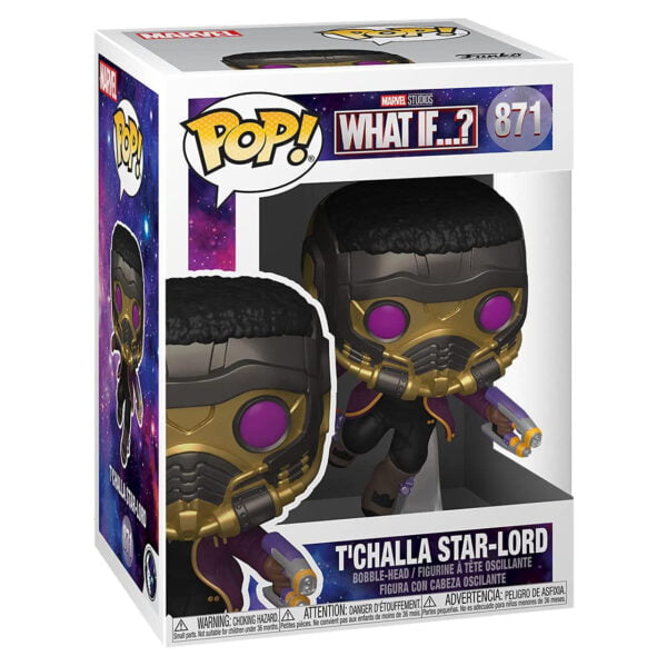 Funko Pop! - What If...? - T'Challa Star Lord - Marvel - 871 - Image 2